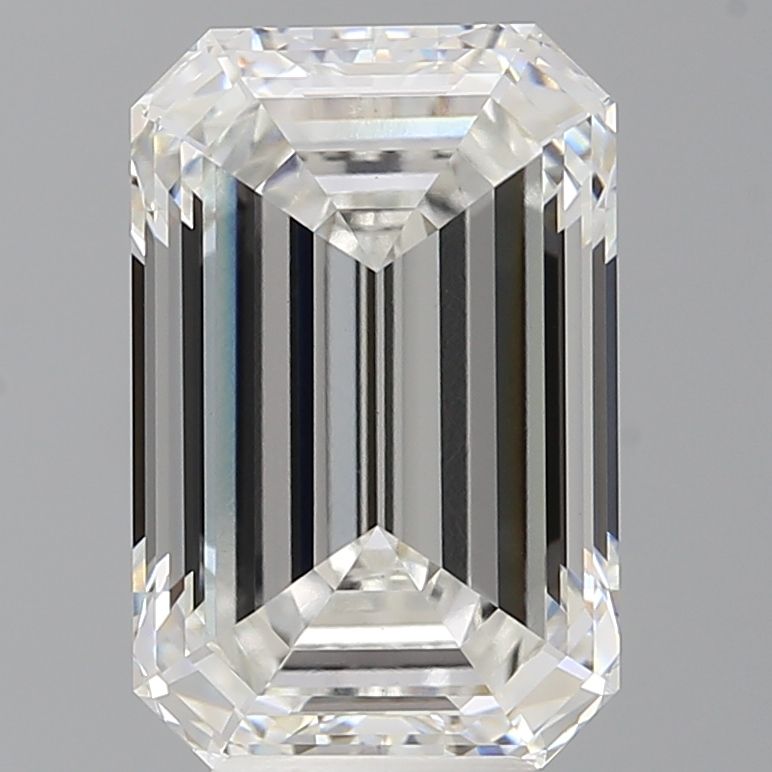 6.10 ct. emerald Lab Grown Diamond front image