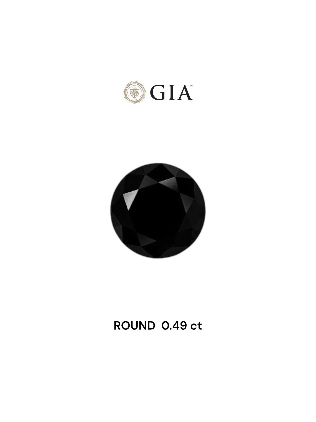 0.49 ct Round diamond