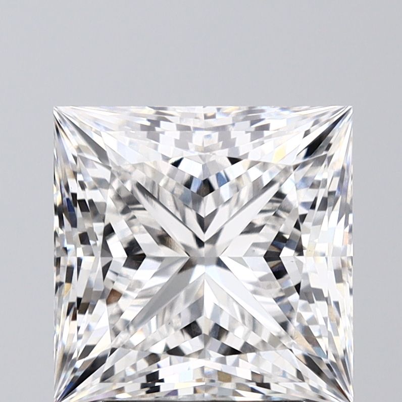 4.08 ct. princess Lab Grown Diamond front image