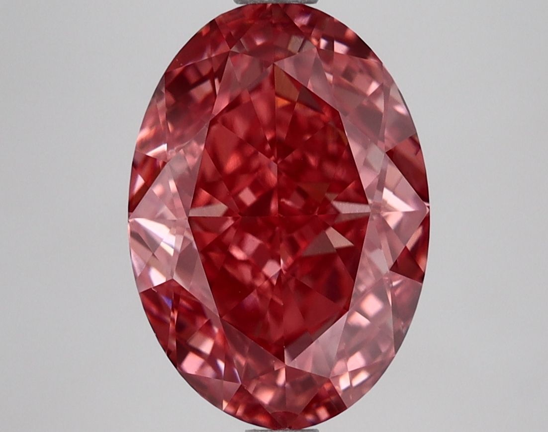 4.07 ct. oval Lab Grown Diamond front image