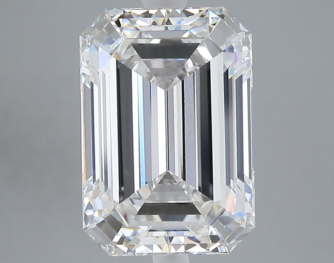 6.09 ct. emerald Lab Grown Diamond front image