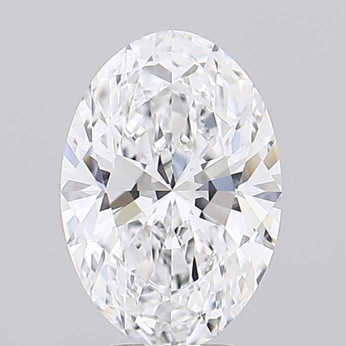 3.30 ct. oval Lab Grown Diamond front image