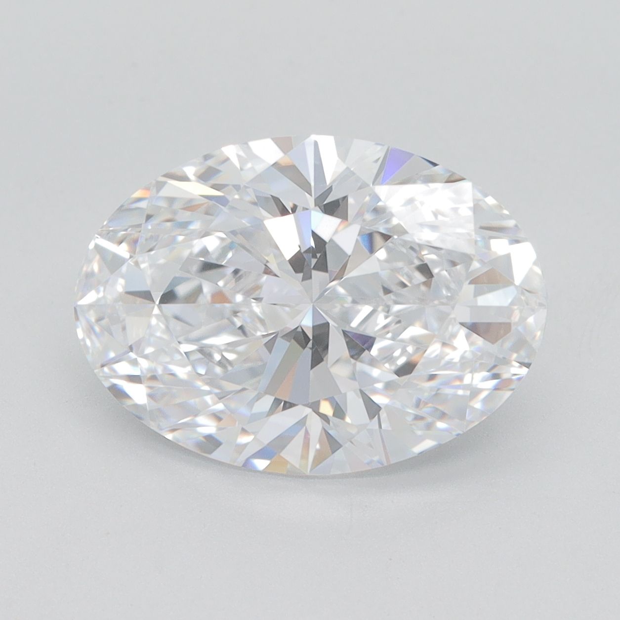 4.08 ct. oval Lab Grown Diamond front image
