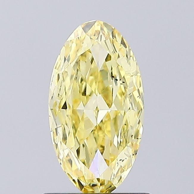 1.02 CT Fancy Intense Yellow OVAL