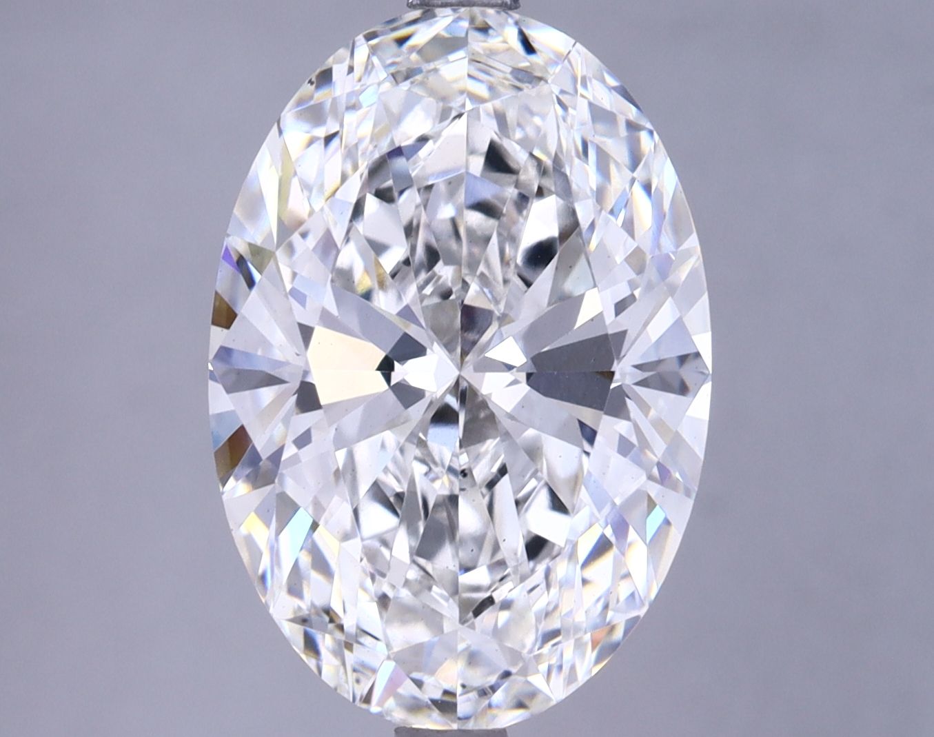 5.29 ct. oval Lab Grown Diamond front image