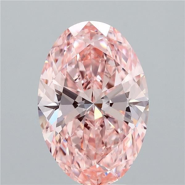 6.89 ct. oval Lab Grown Diamond front image