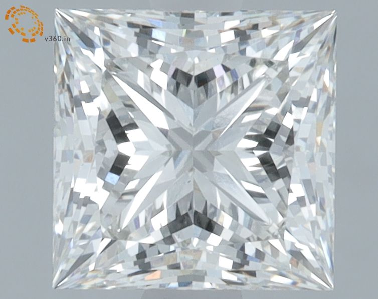 1.78 ct. princess Lab Grown Diamond front image