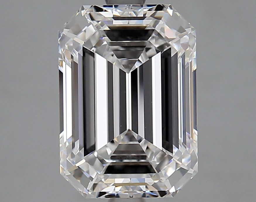 Diamant Émeraude 4.08 ct - Couleur D - Pureté VVS2