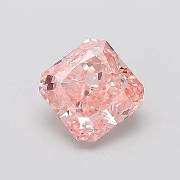 1.54 CT Fancy Vivid Pink SQUARE RADIANT
