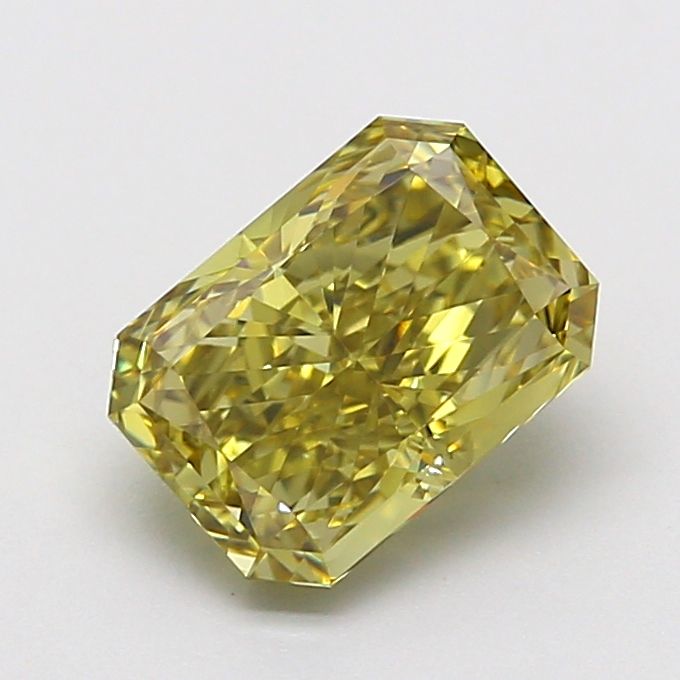 1.52 CT Fancy Intense Grayish Yellow RADIANT