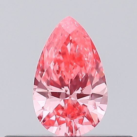 0.19 CT Fancy Vivid Pink PEAR