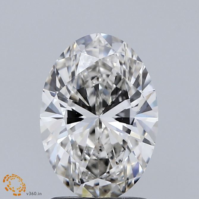 1.58 ct. oval Lab Grown Diamond front image