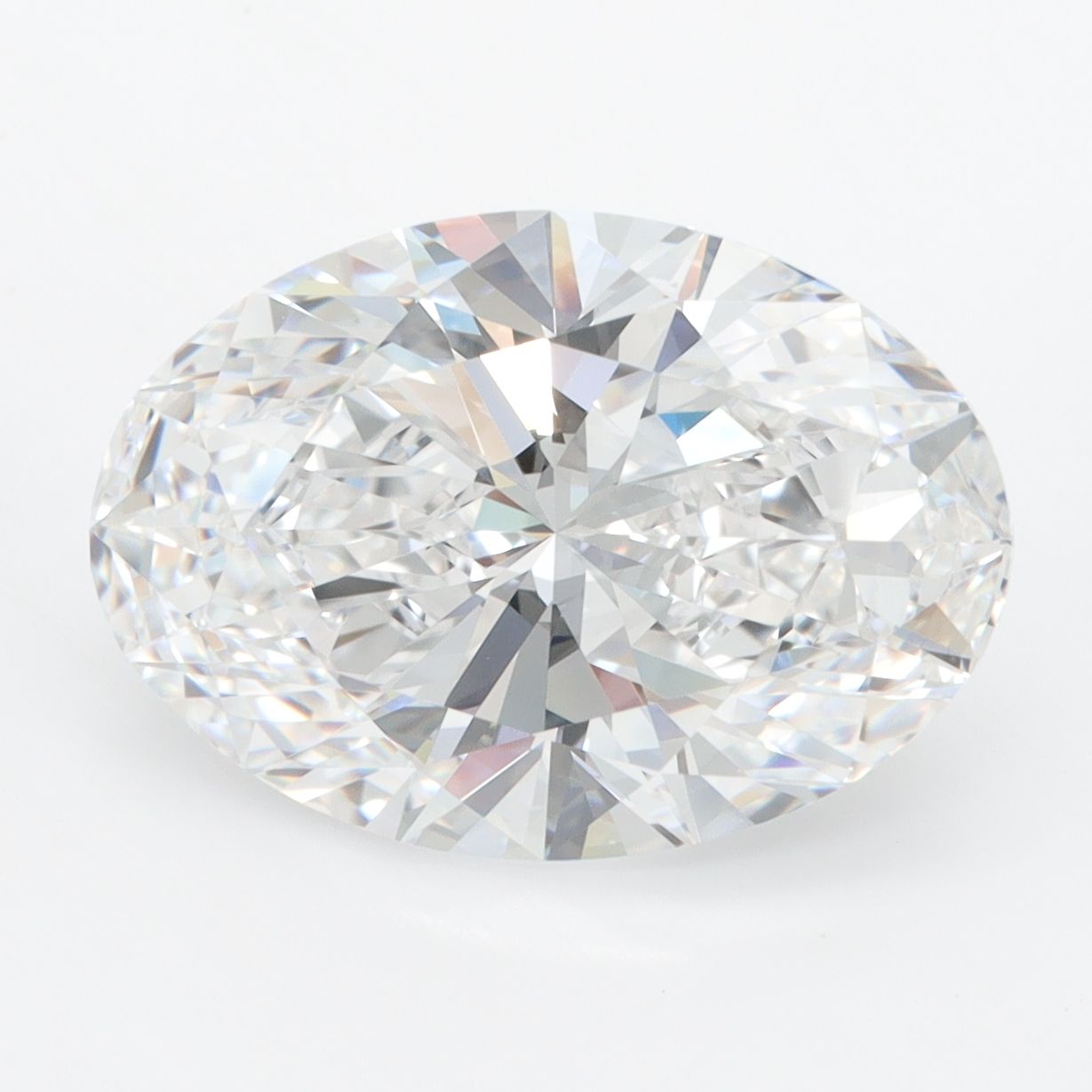 5.58 ct. oval Lab Grown Diamond front image