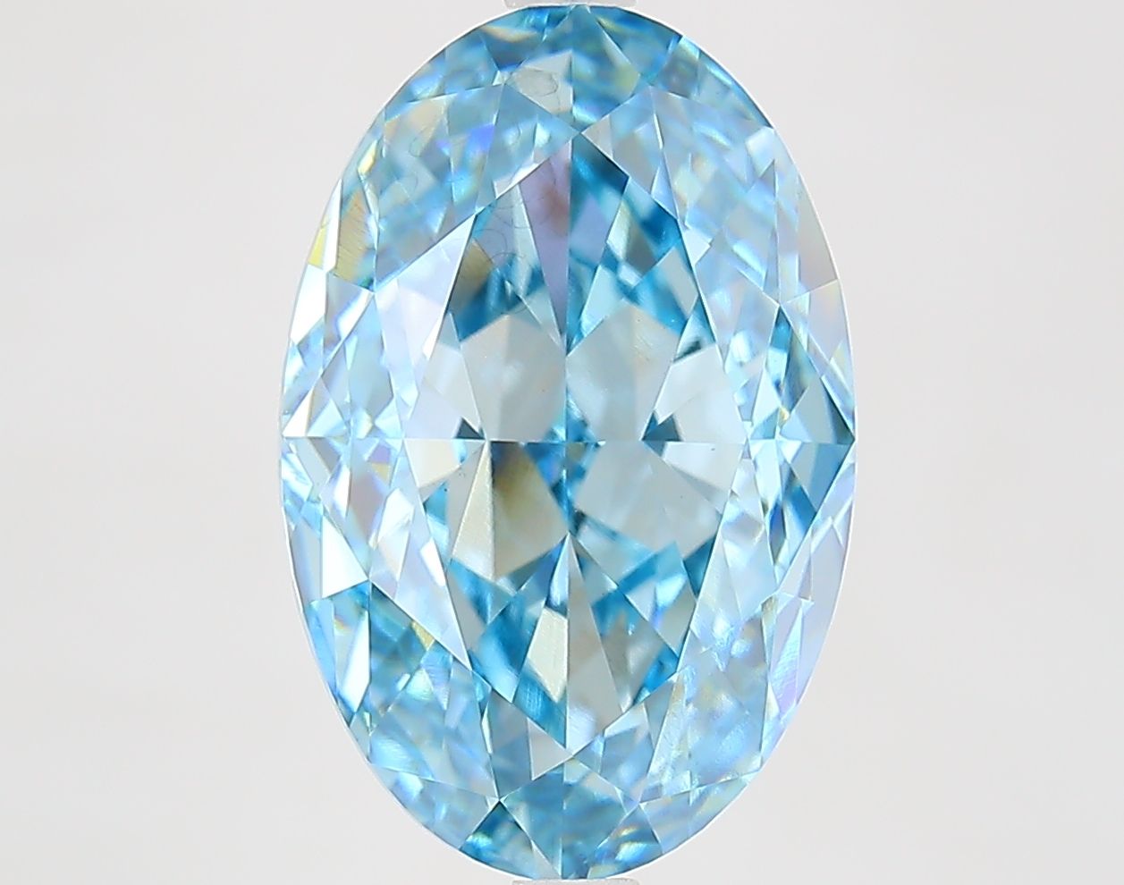 7.41 ct. oval Lab Grown Diamond front image