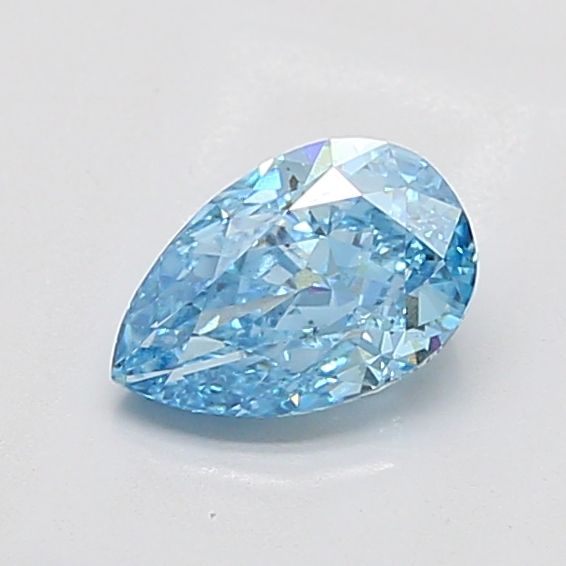 1.5 CT Fancy Vivid Blue PEAR