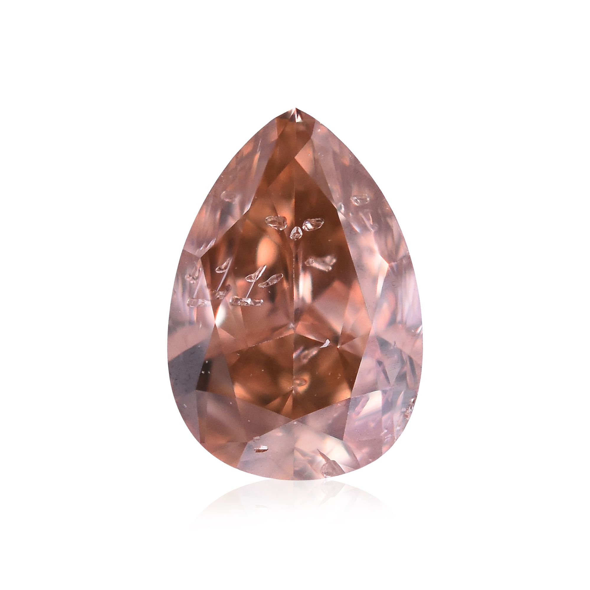 Diament 0.27 ct Fancy Deep Brown Pink/