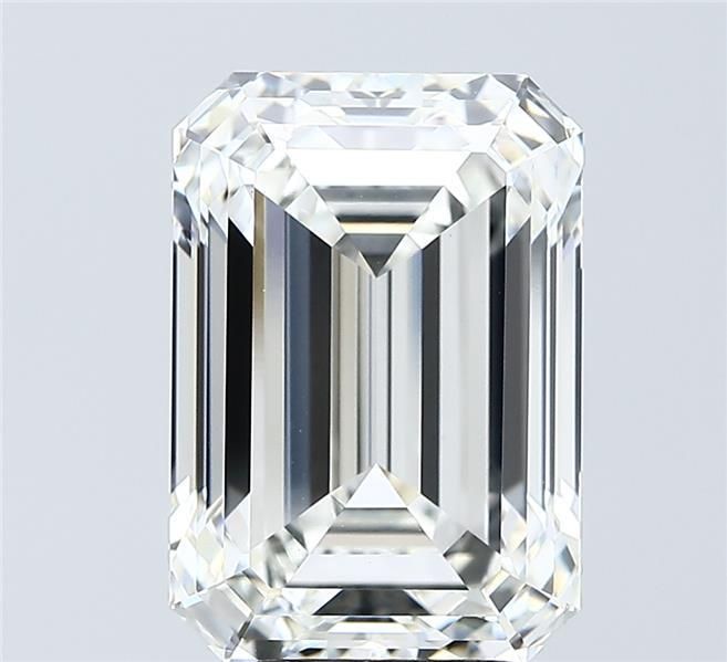 6.04 ct. emerald Lab Grown Diamond front image