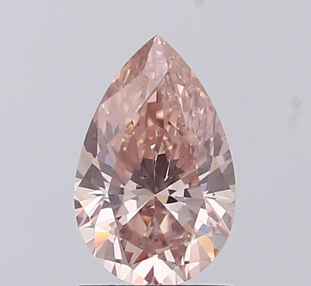 1.0 CT Fancy Pinkish Brown PEAR