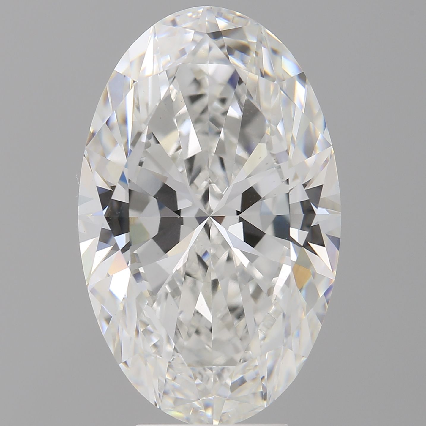 7.05 ct. oval Lab Grown Diamond front image