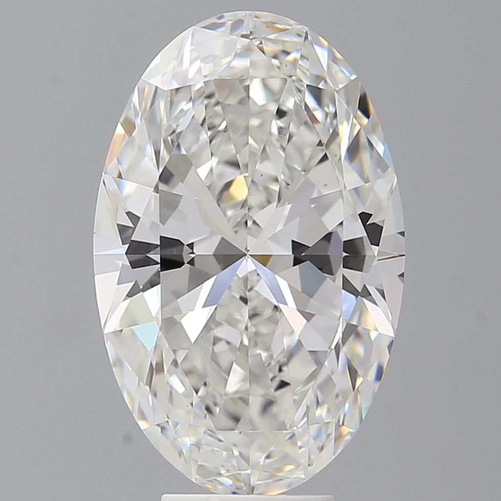 7.10 ct. oval Lab Grown Diamond front image
