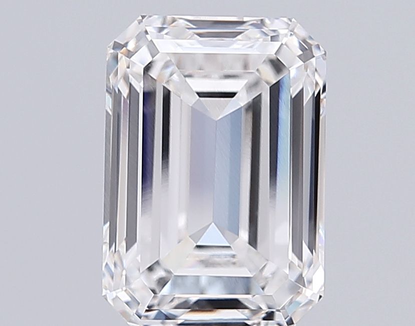7.01 ct. emerald Lab Grown Diamond front image