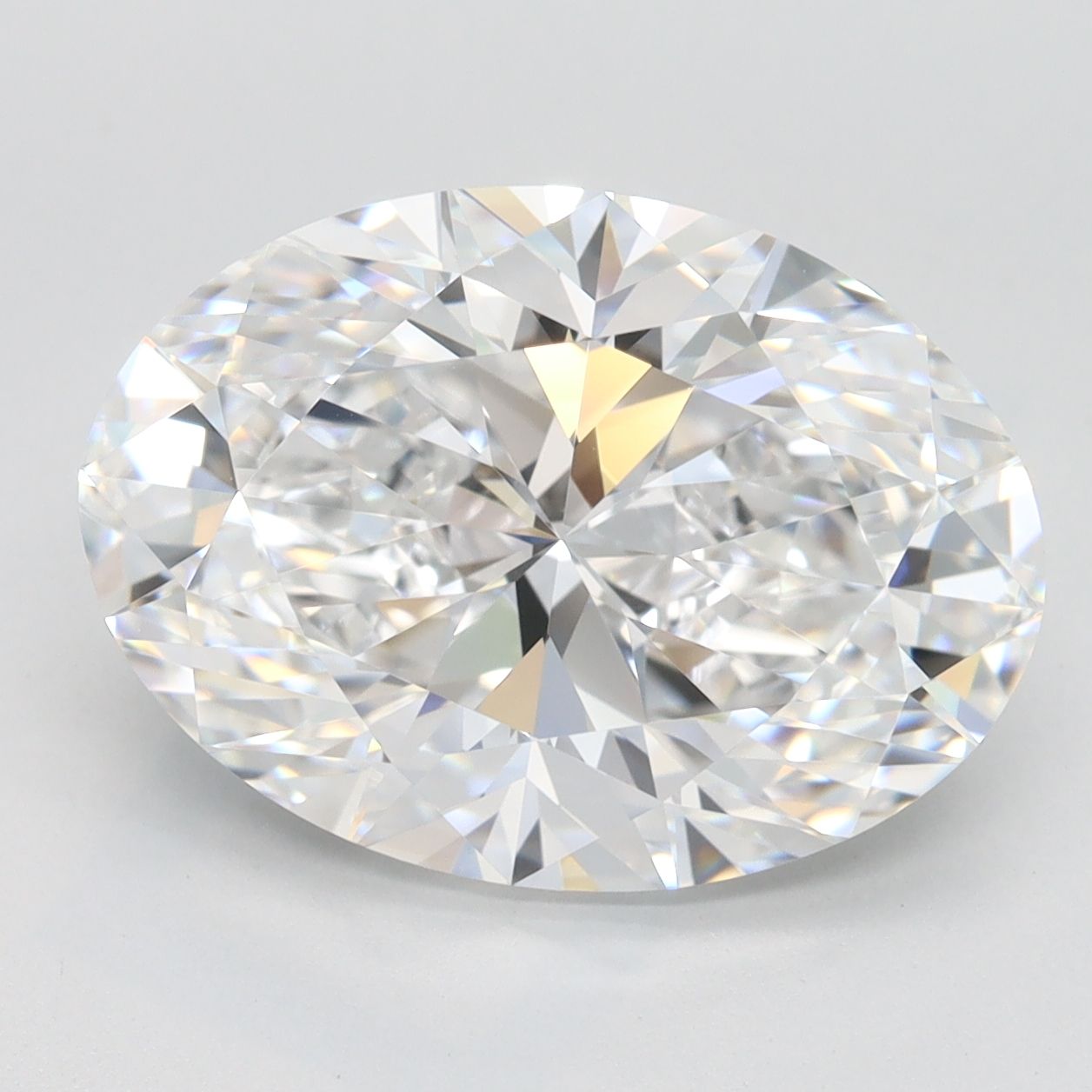 5.19 ct. oval Lab Grown Diamond front image