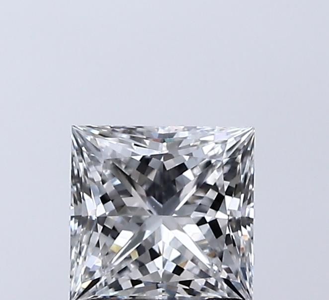 1 ct lab-grown Princess Diamond
