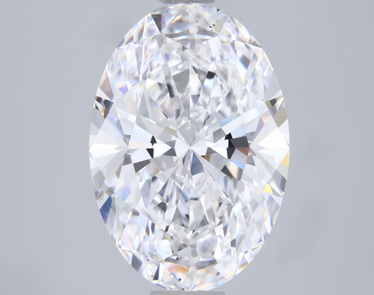 3.01 ct. oval Lab Grown Diamond front image