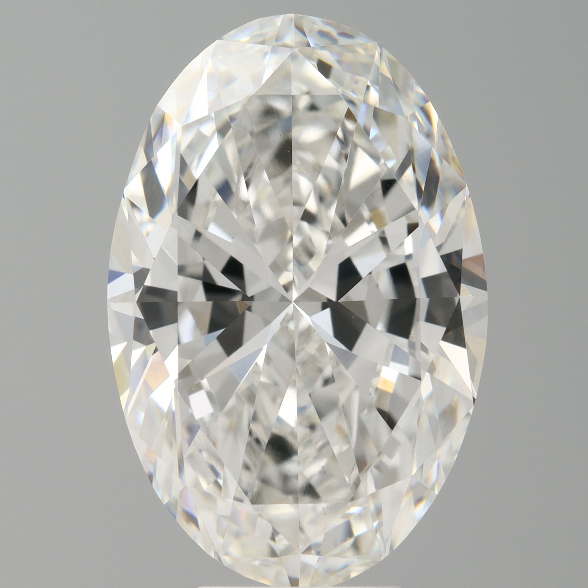 8.04 ct. oval Lab Grown Diamond front image