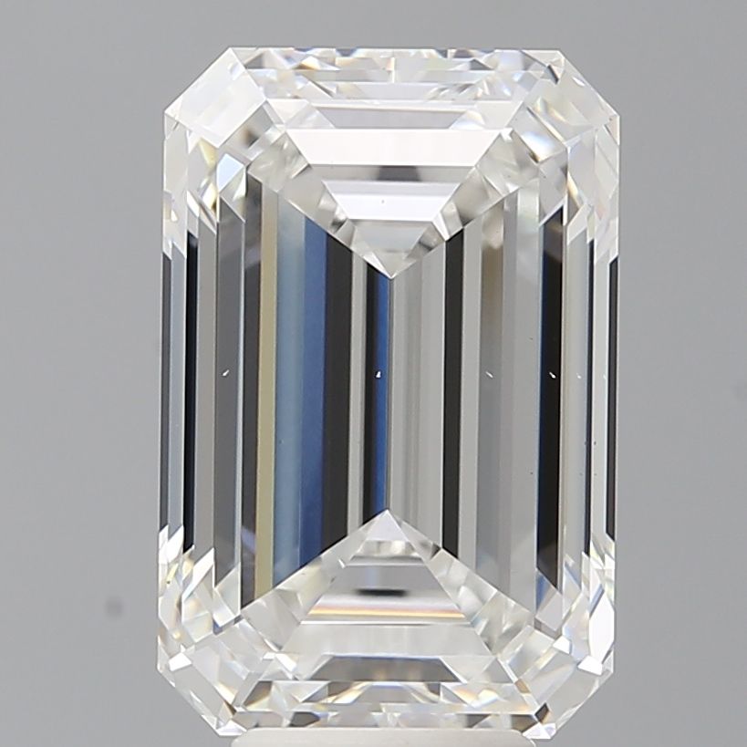 7.03 ct. emerald Lab Grown Diamond front image