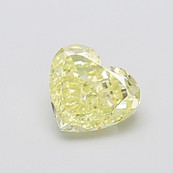 1.0 CT Fancy Light Yellow HEART