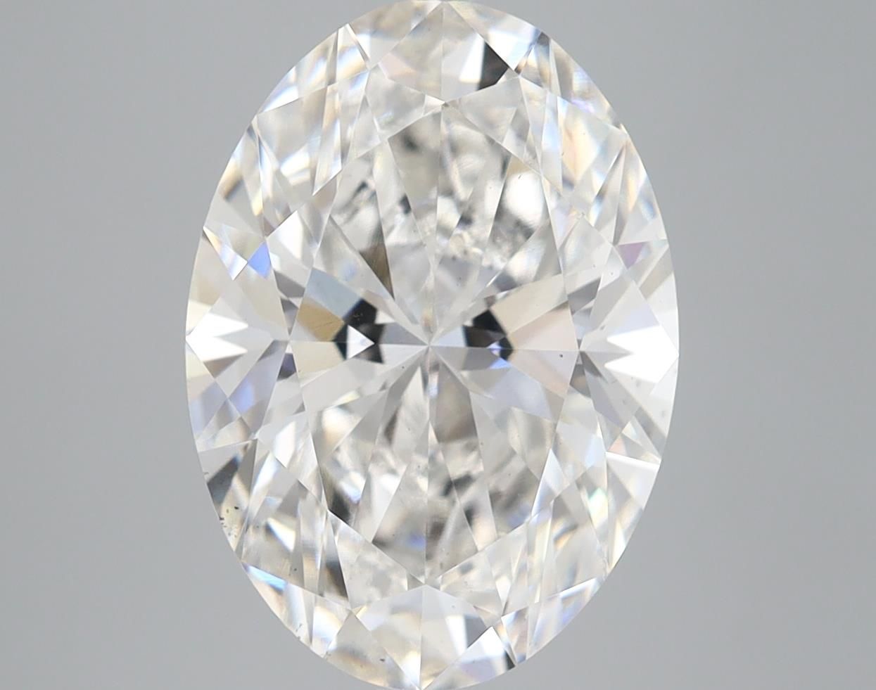 5.07 ct. oval Lab Grown Diamond front image