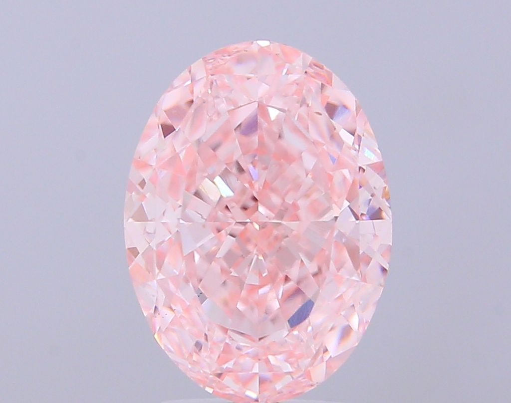 5.02 ct. oval Lab Grown Diamond front image