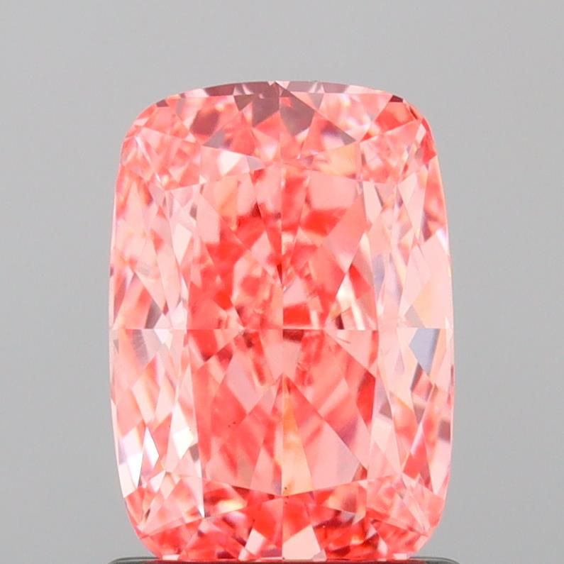 1.22 CT Fancy Vivid Pink CUSHION MODIFIED