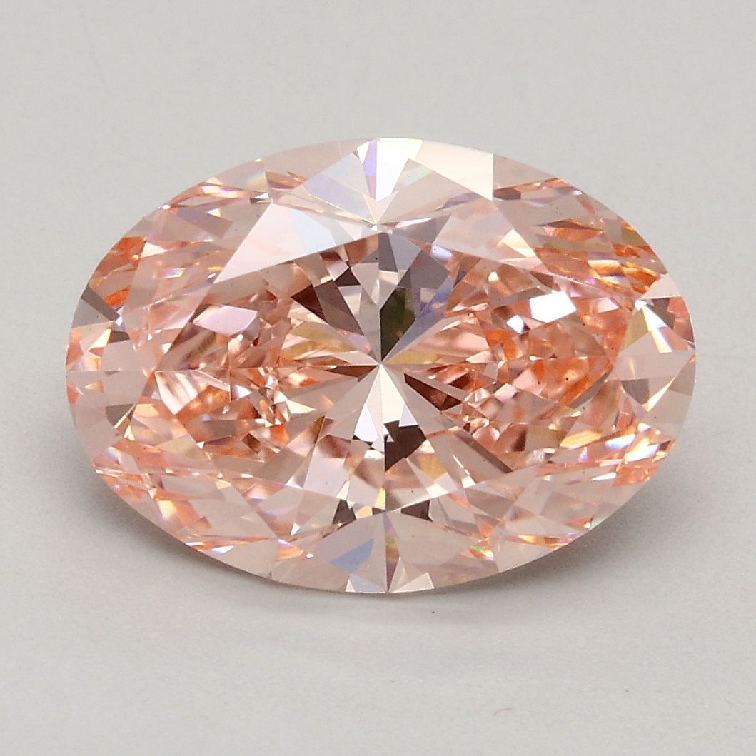 2.70 ct. oval Lab Grown Diamond front image
