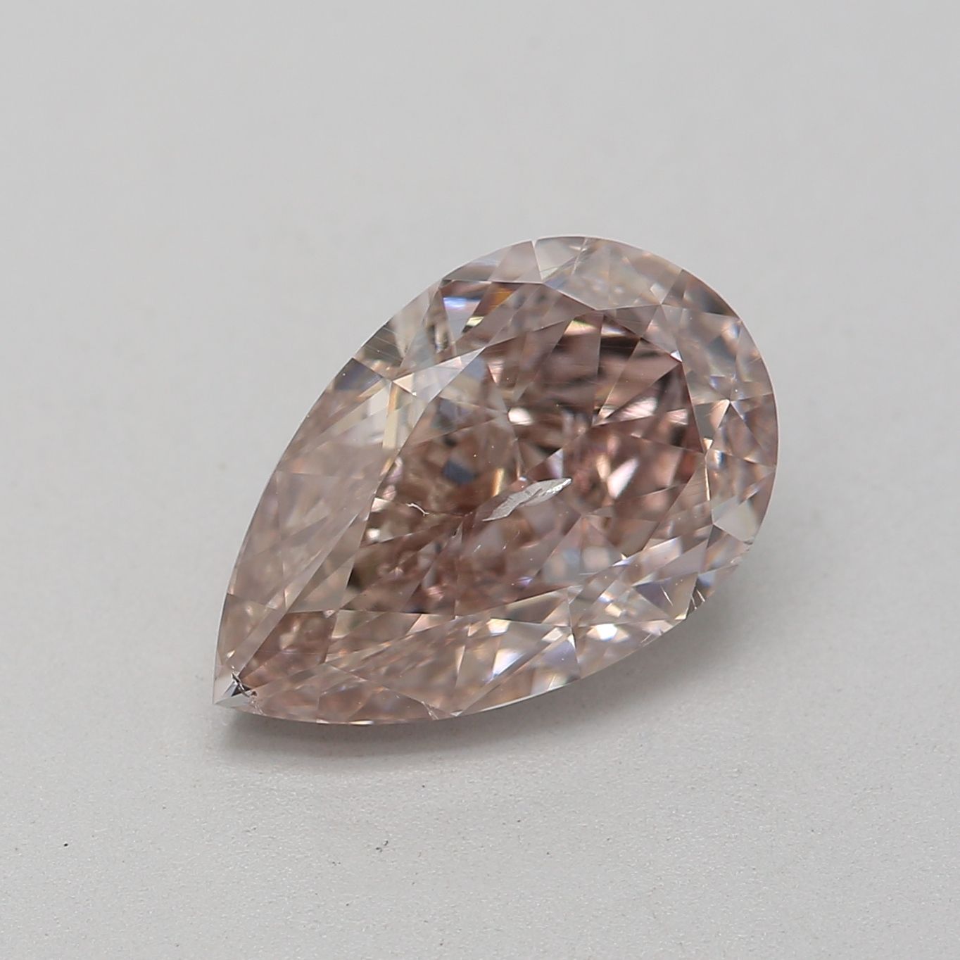 Diament 1.51 ct Fancy Pink Brown/I1