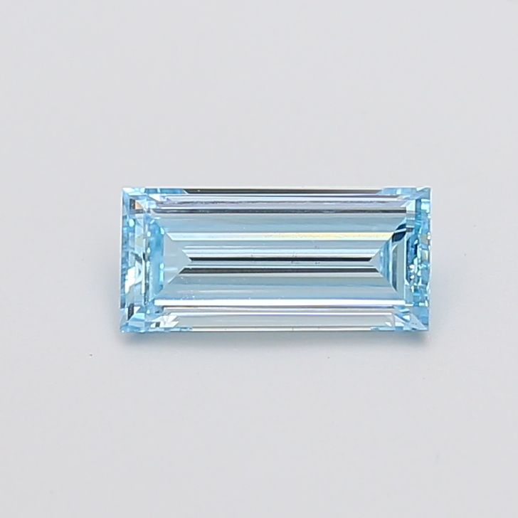 1.02 CT Fancy Vivid Blue BAGUETTE