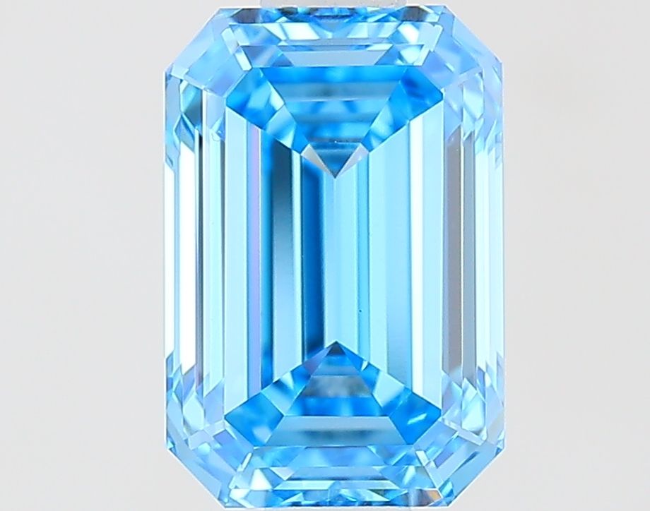 1.38 CT Fancy Vivid Blue EMERALD