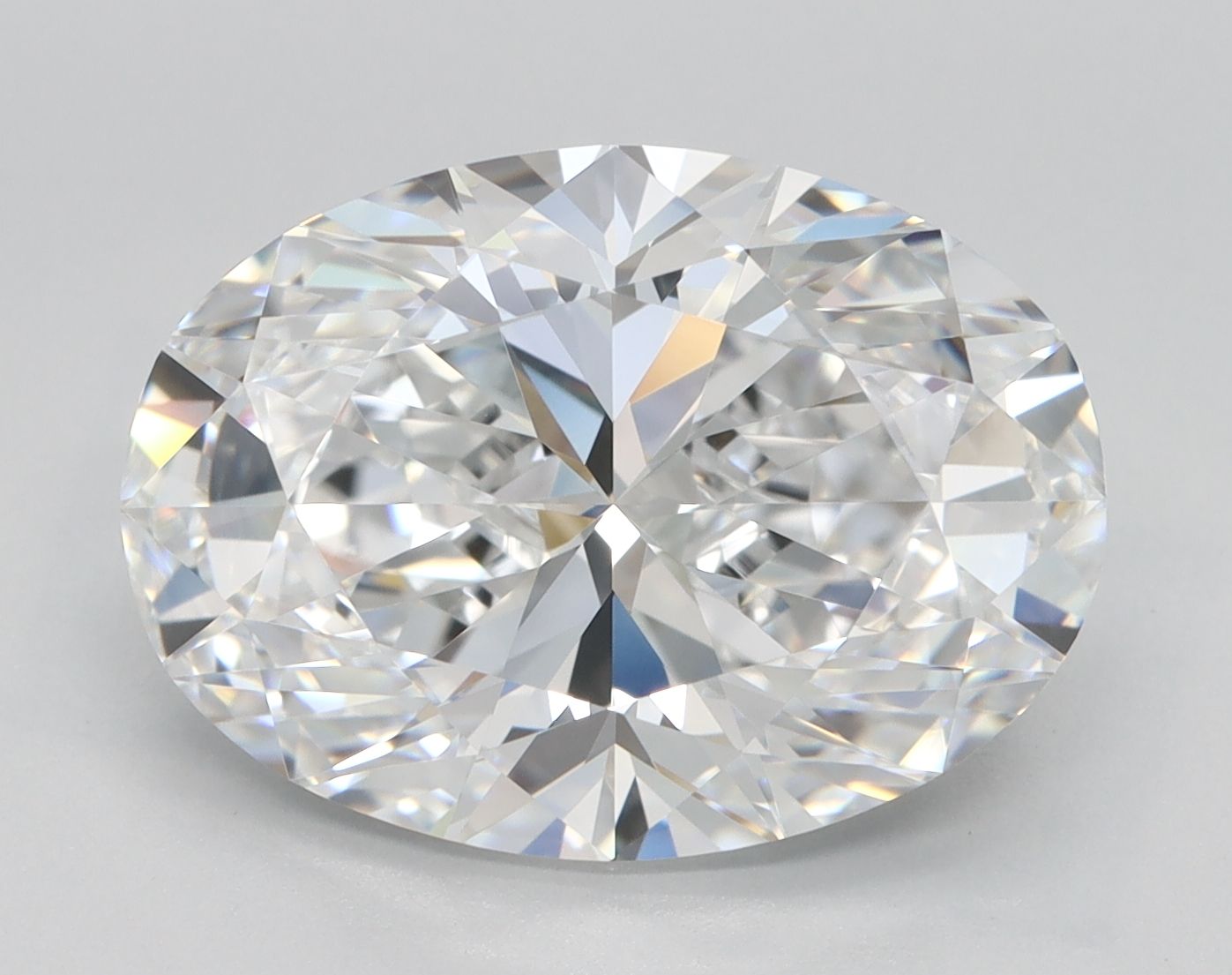 5.23 ct. oval Lab Grown Diamond front image