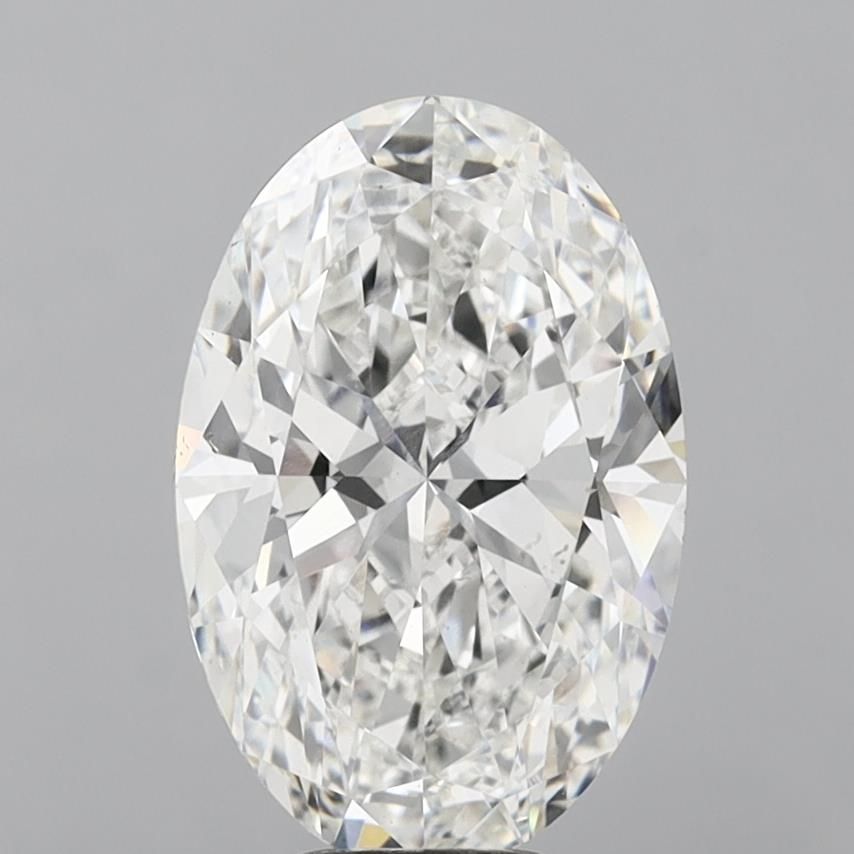 7.05 ct. oval Lab Grown Diamond front image