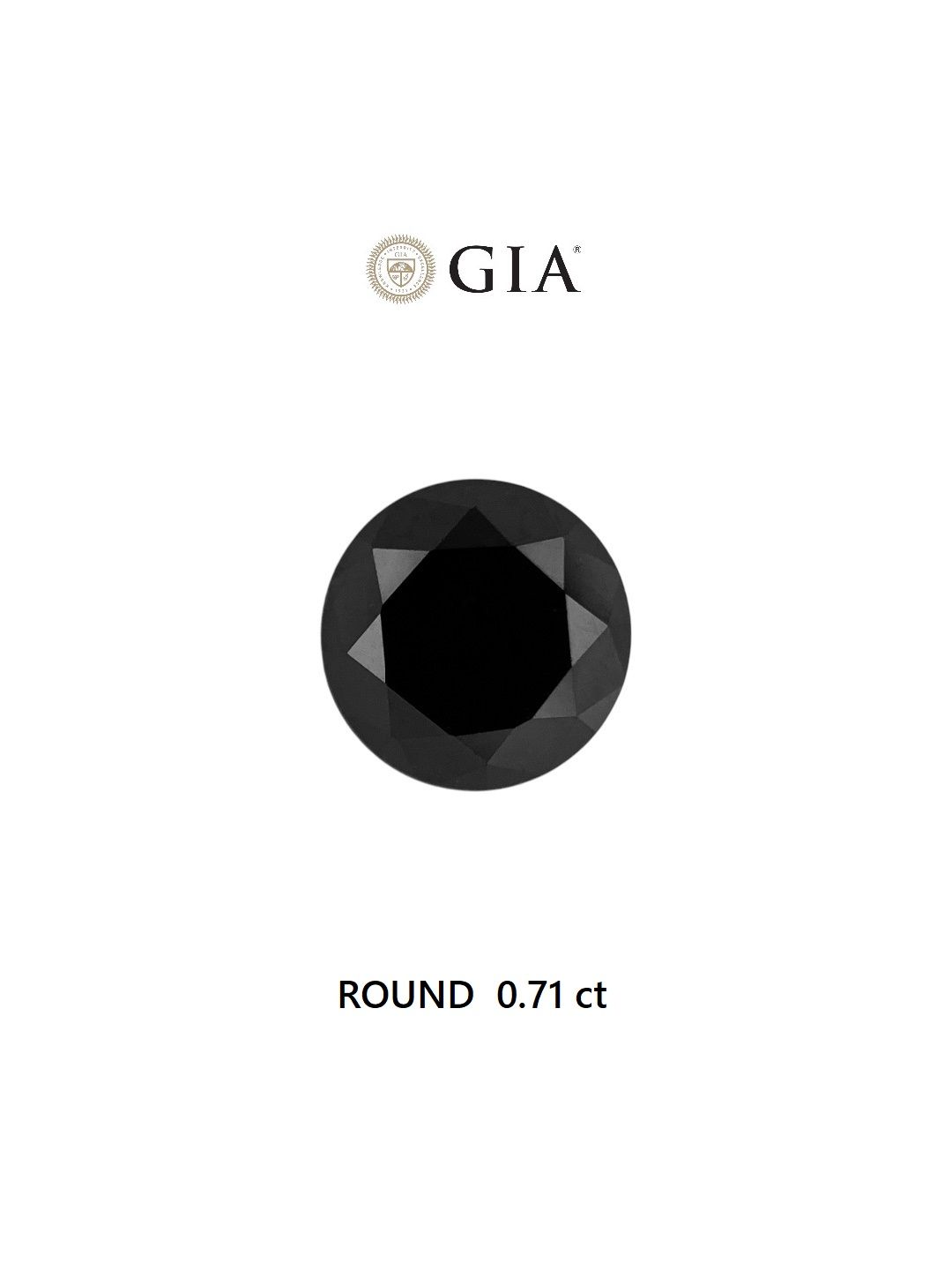 0.71 ct Round diamond