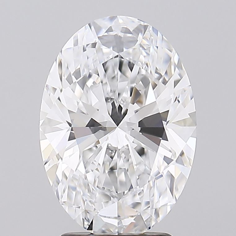 2.96 ct. oval Lab Grown Diamond front image