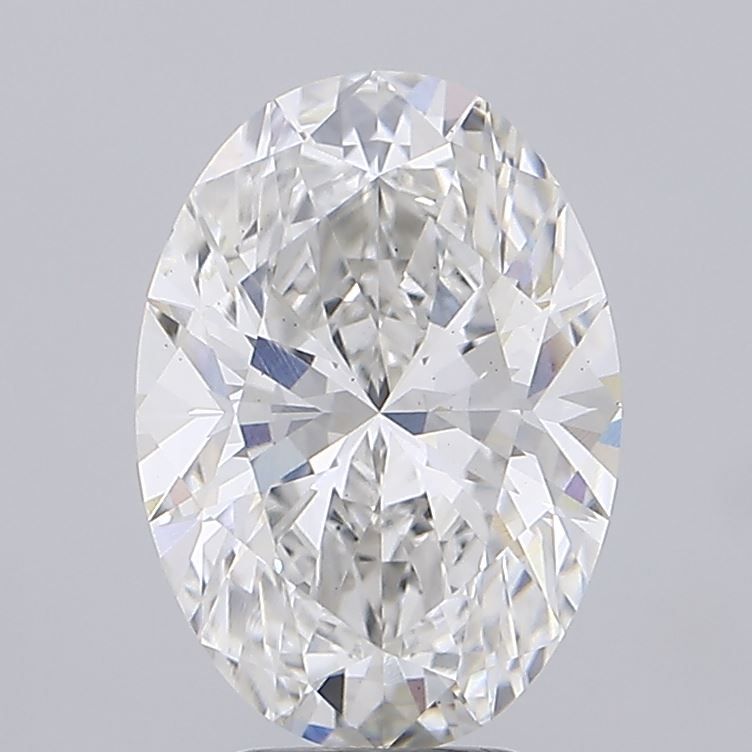 5.18 ct. oval Lab Grown Diamond front image