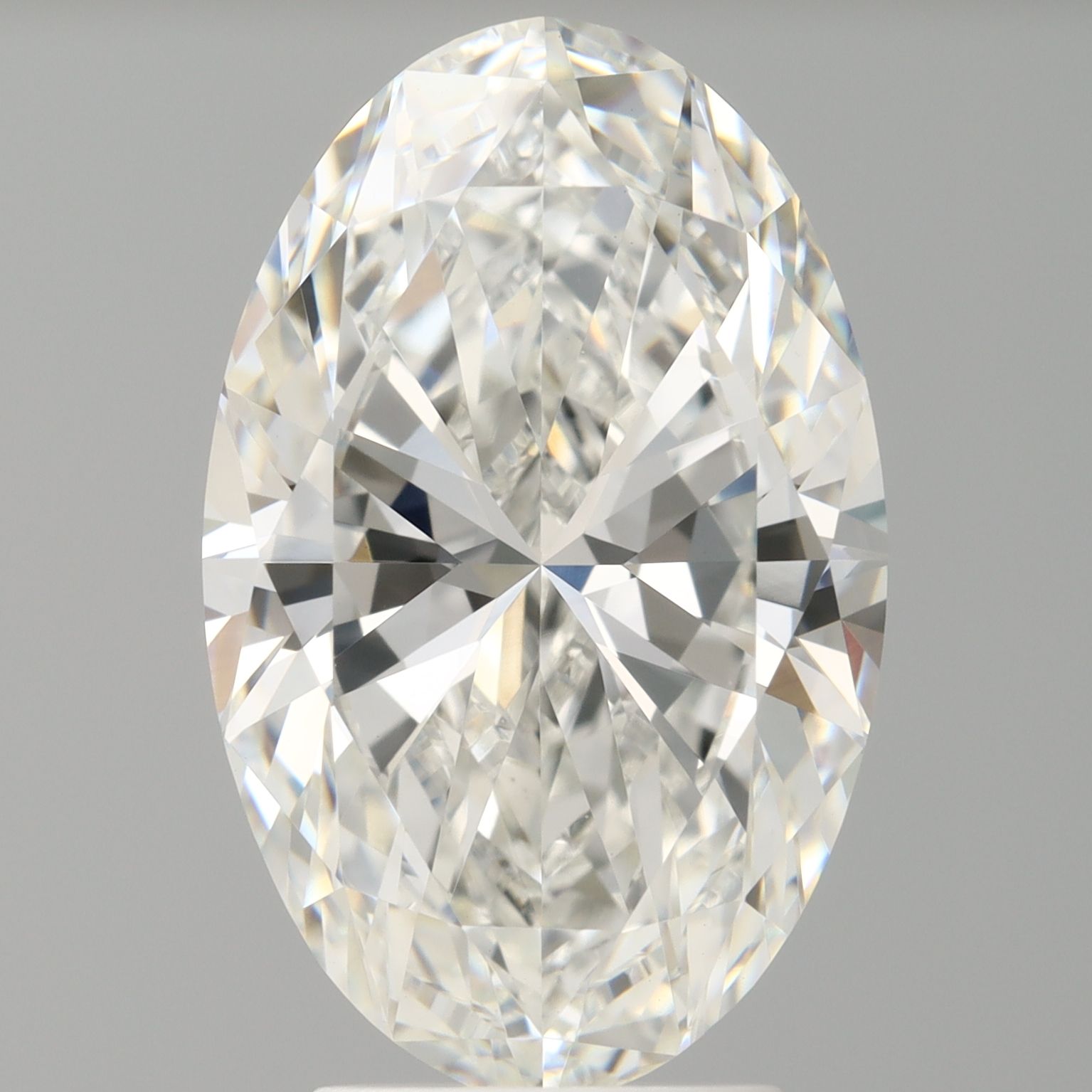 4.09 ct. oval Lab Grown Diamond front image