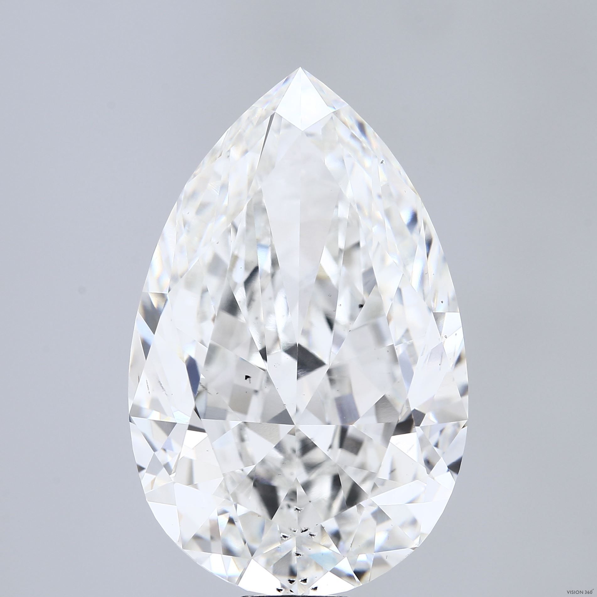 27.10 ct. pear Lab Grown Diamond front image