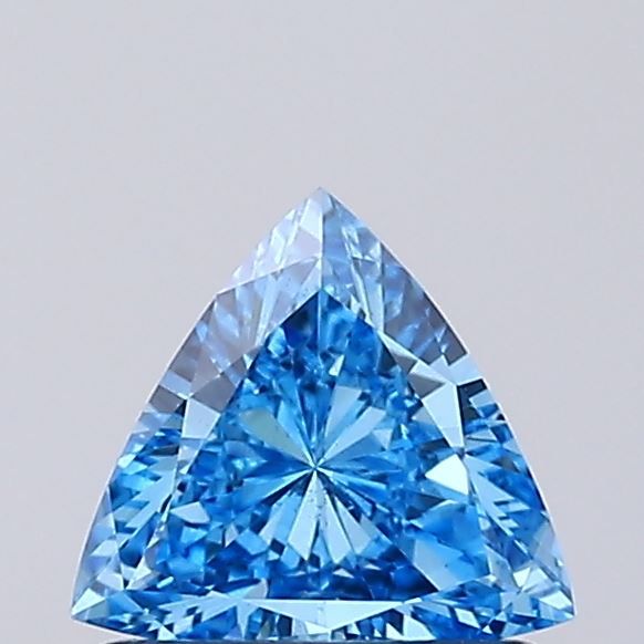 0.49 CT Fancy Vivid Blue TRIANGULAR