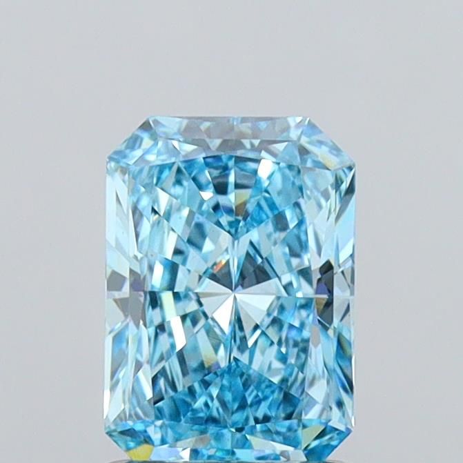 1.37 CT Fancy Vivid Blue RADIANT