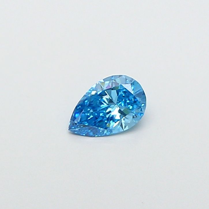 0.41 CT Fancy Vivid Blue PEAR