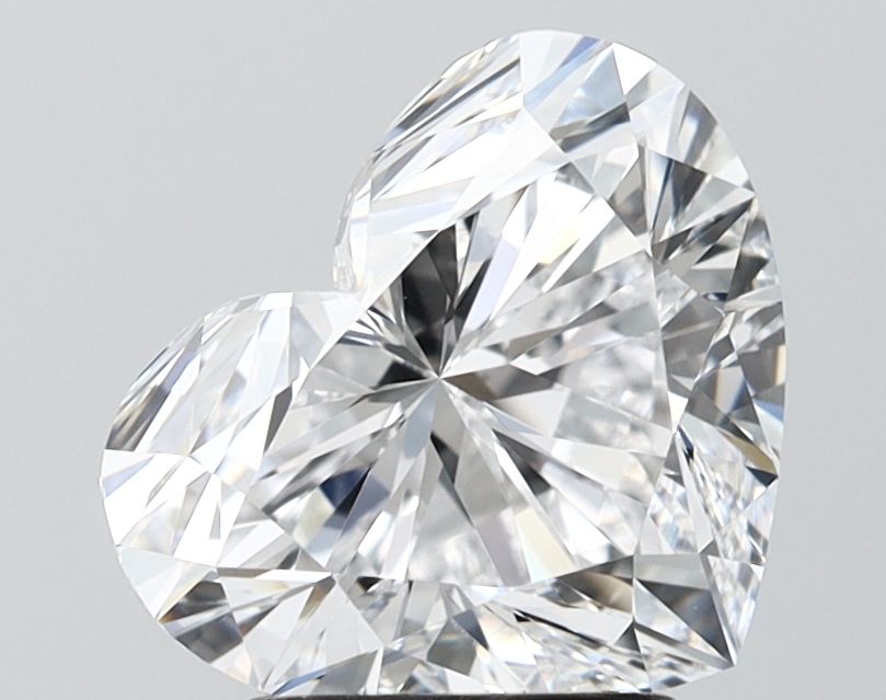 3.05 carat d IF EX Cut IGI heart diamond