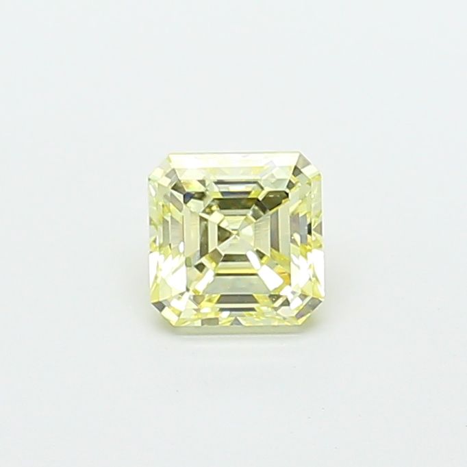 1.04 CT Fancy Light Yellow ASSCHER